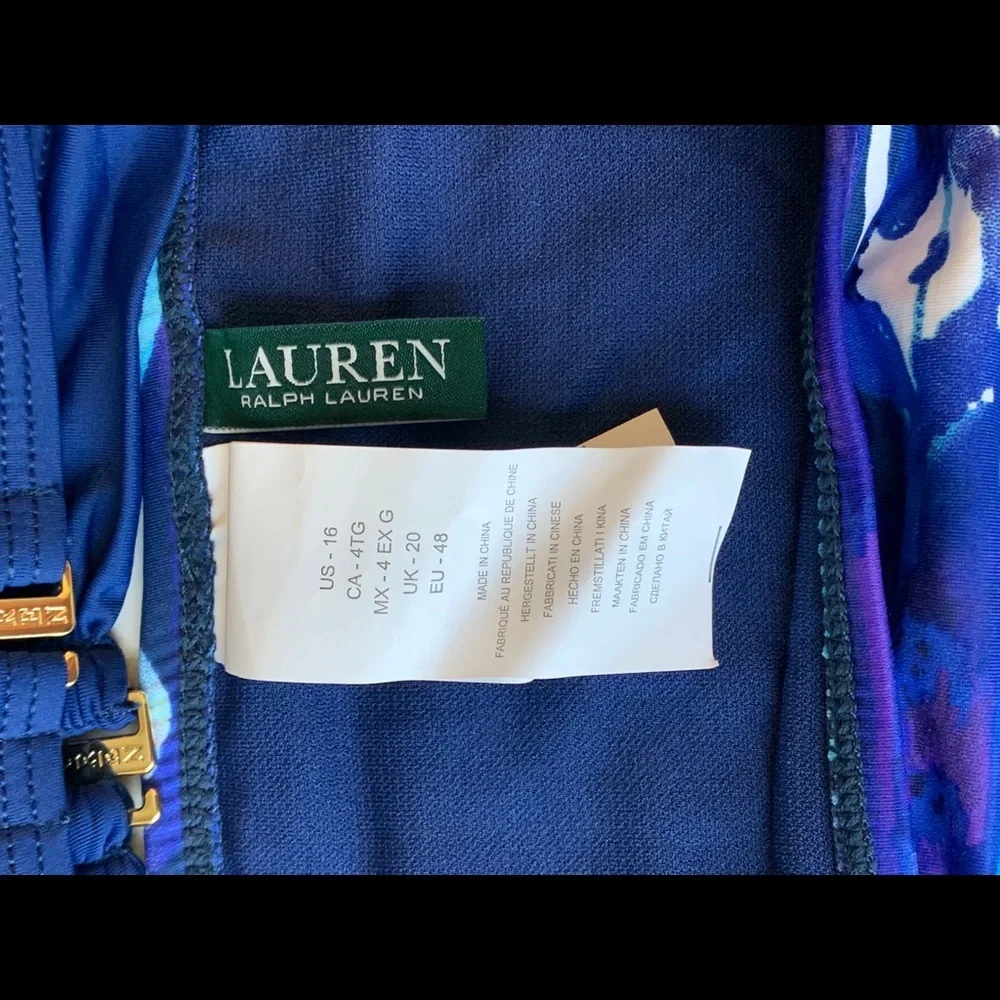 Lauren Ralph Lauren Bikini Set Size 16 - Picture 8 of 10
